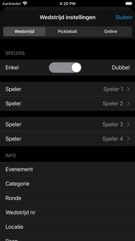 Game screenshot Pickleball Scores apk