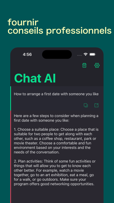 Screenshot #2 pour ChatPro - Chatbot IA Francais