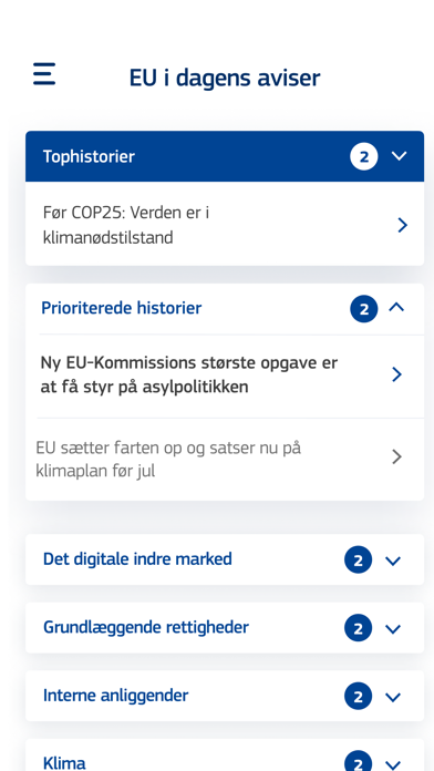 EU i Danmark Screenshot