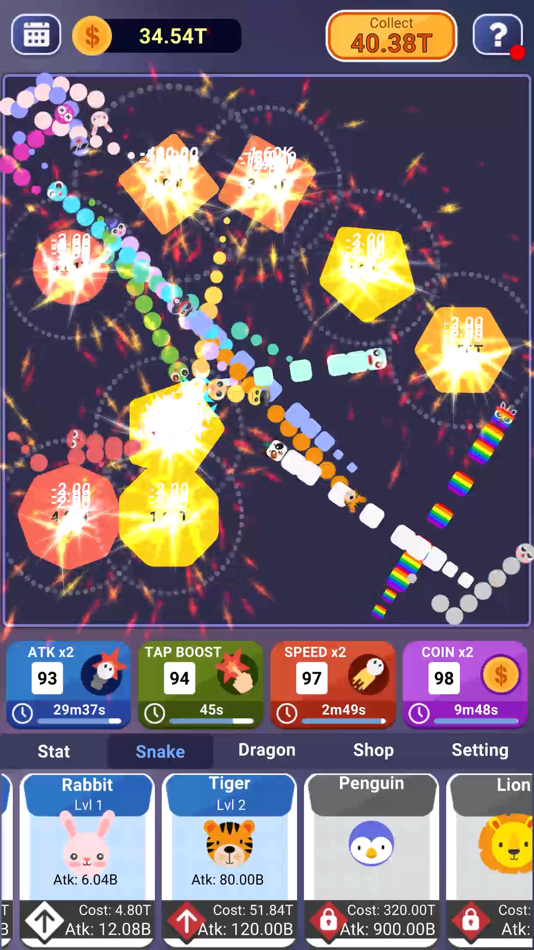 #3. Idle Snake VS Block (iOS) 由: Phong Dinh