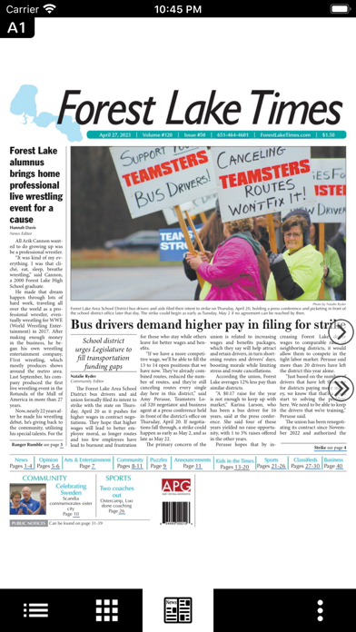 Forest Lake Times Screenshot
