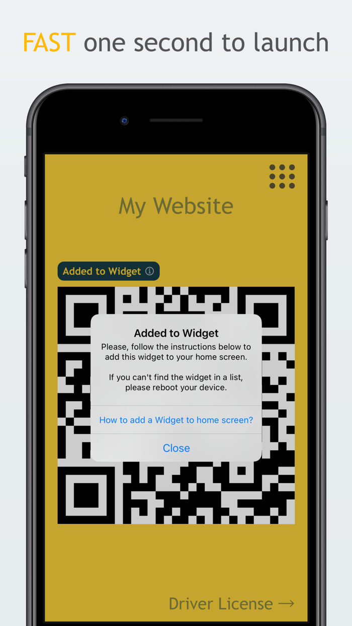QR Keeper Pro Widget and Wallet