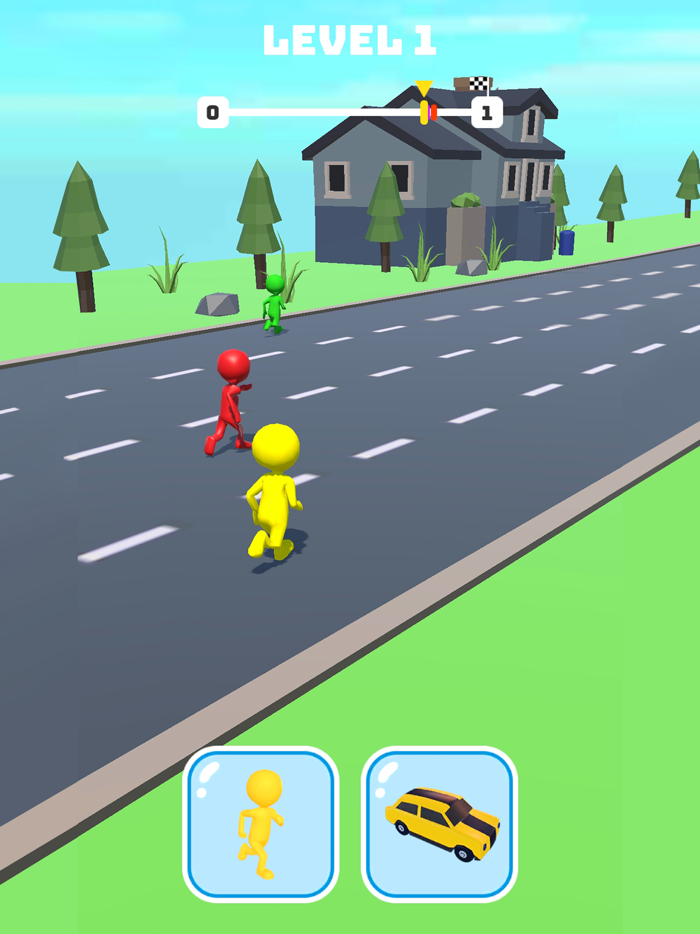 Shape Shifting Race Game