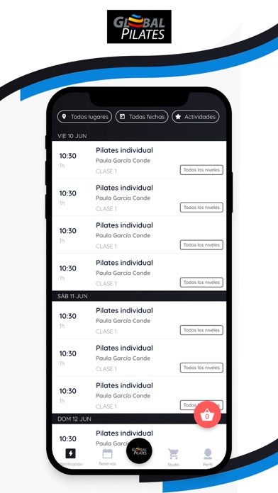 Global Pilates Screenshot