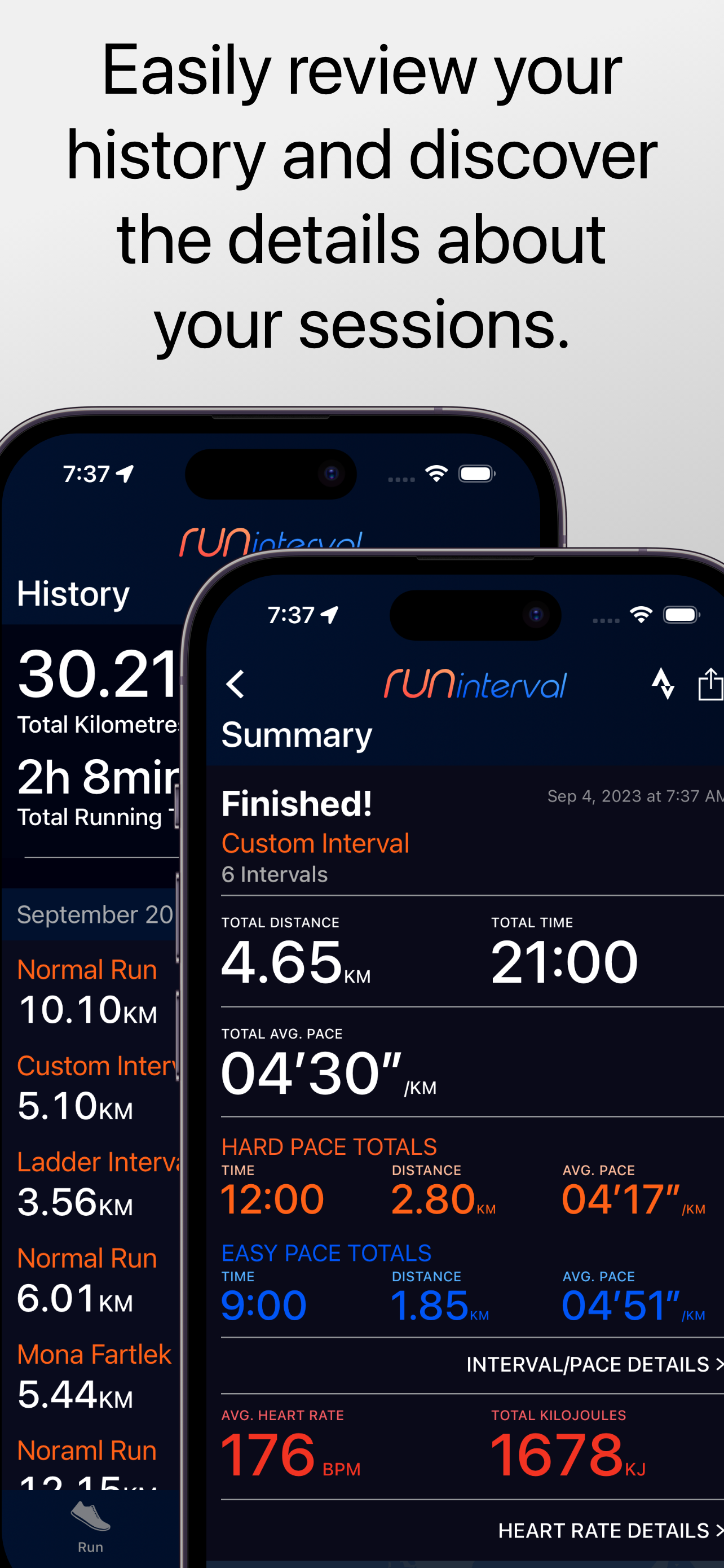 RUN interval - Running Timer