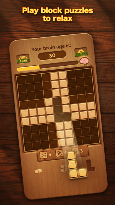 Screenshot #2 pour Just Blocks: Wood Block Puzzle