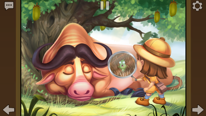 Emma Discovering the Savannah