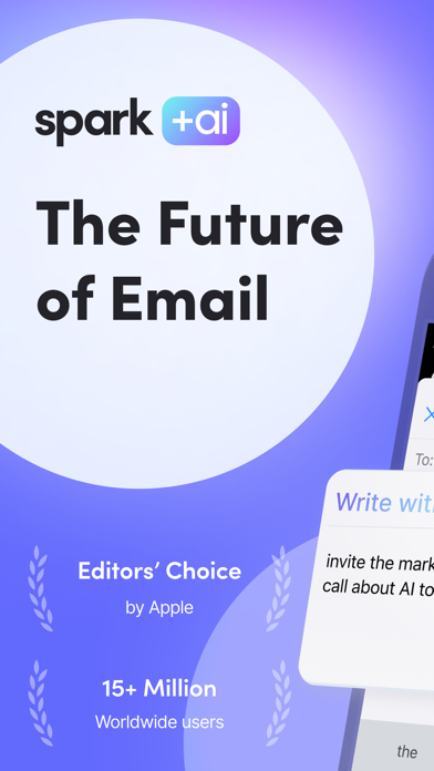Spark Mail + AI: Email Inbox Screenshot