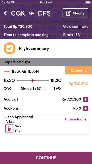 Batik Air Screenshot