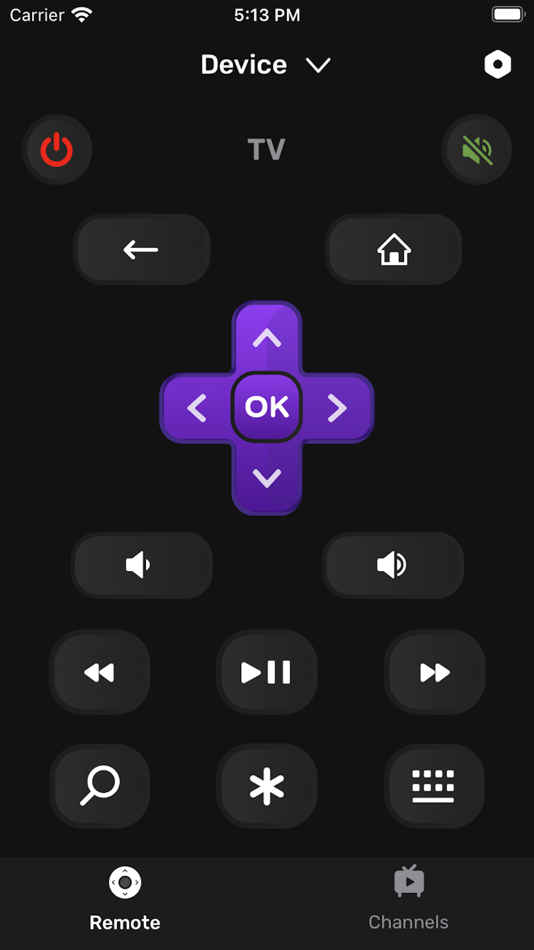 #1. Universal Remote For Smart TVs (iOS) Podle: Krushit Sachapara