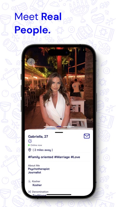 Jewish Dating App - Mazels Screenshot