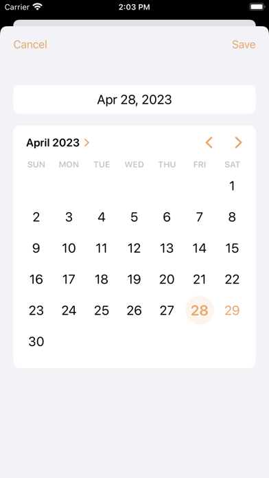 Screenshot #2 pour Chapters - Your Daily Notebook