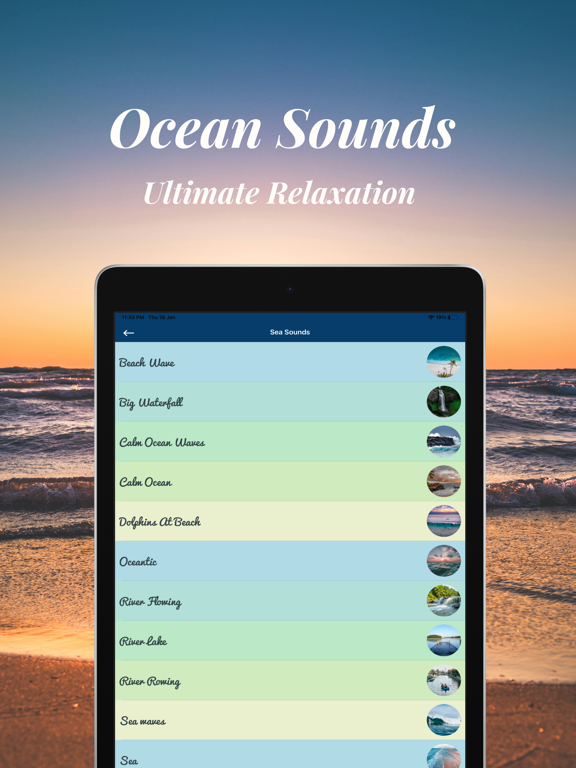 Screenshot #5 pour Ocean Sounds - Relaxing Music