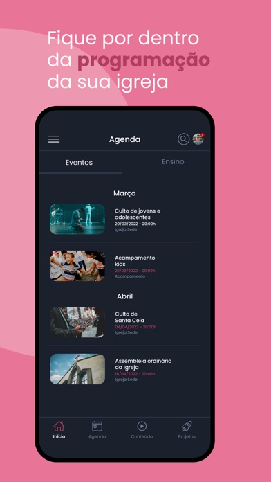 Somos Igreja App Screenshot