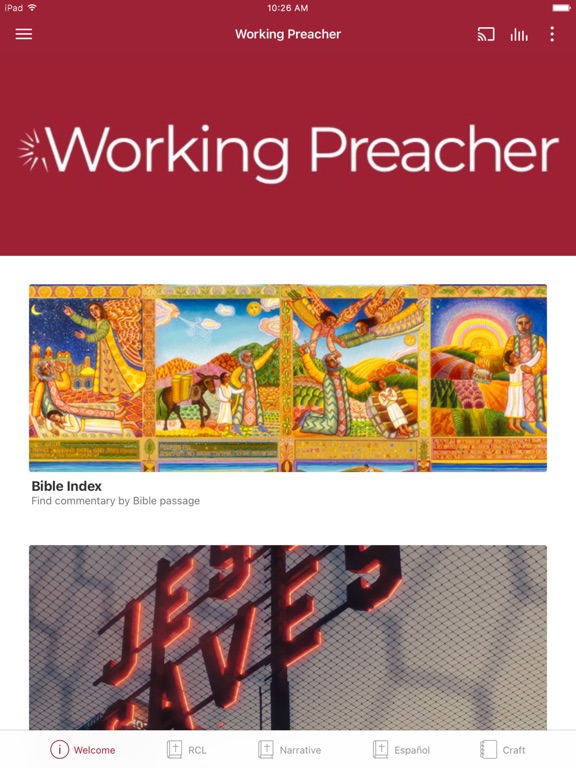 Screenshot #4 pour Working Preacher