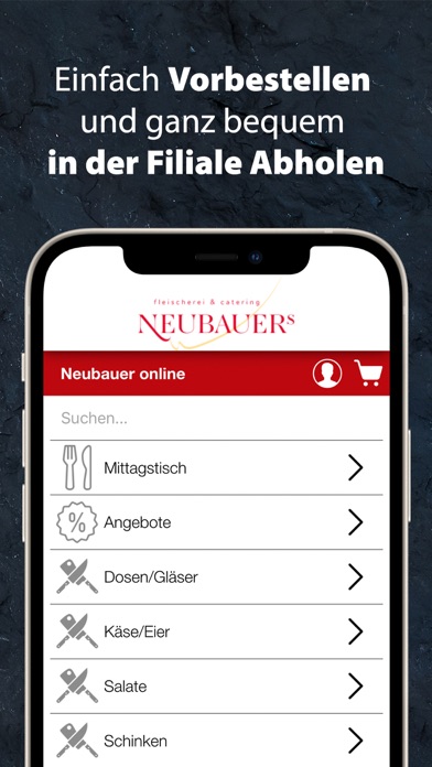 Fleischerei Neubauer Screenshot