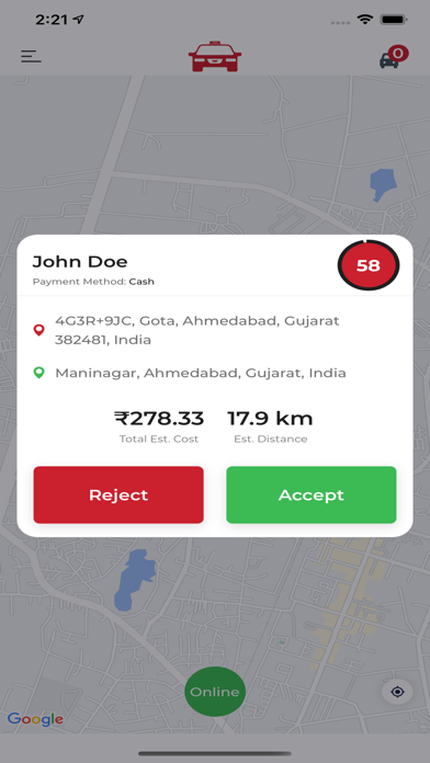 CityTaxi Connect - Drivers Screenshot