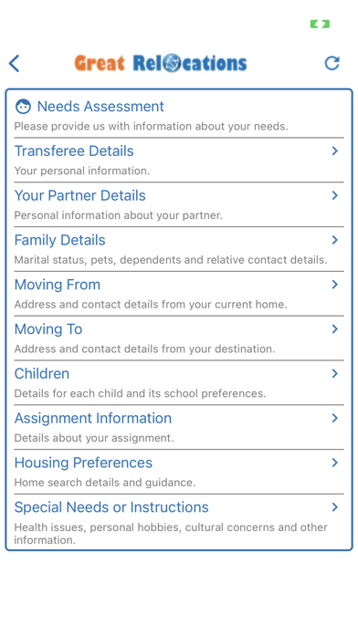 ReloTracker Mobile Screenshot