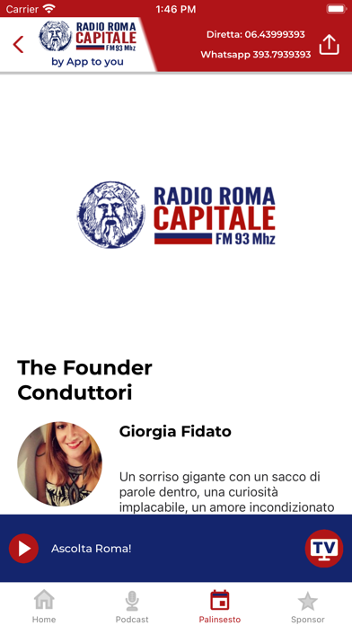 Radio Roma Capitale Screenshot