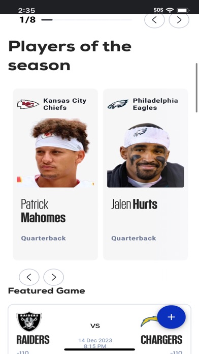 BetUS football Screenshot
