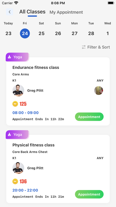 Wolfmate Fitness Screenshot