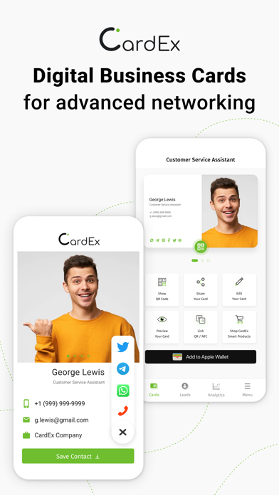 CardEx - Digital Business Card Screenshot