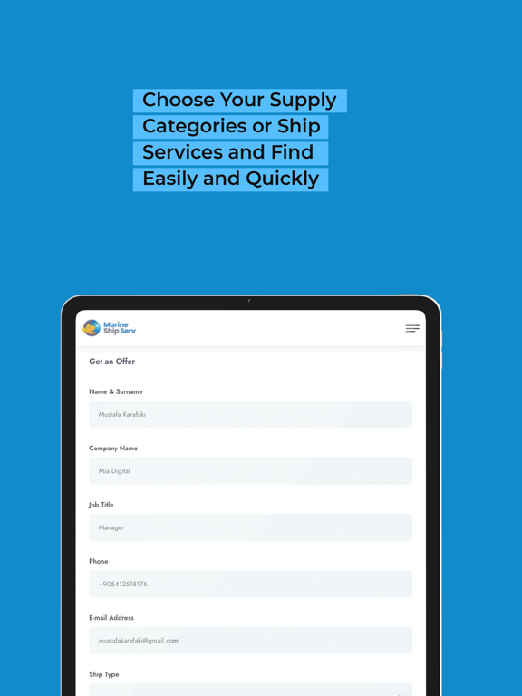 App screenshot