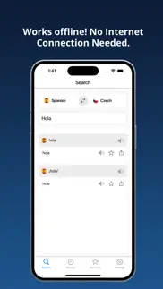 spanish czech dictionary + iphone screenshot 1