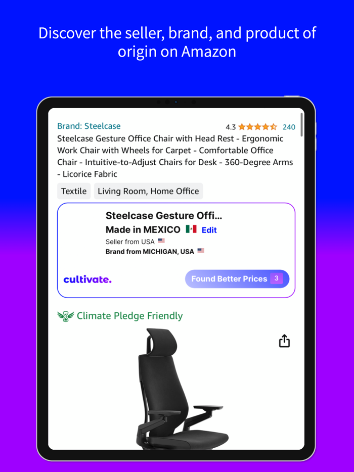 Cultivate  Origin  Cash Back
