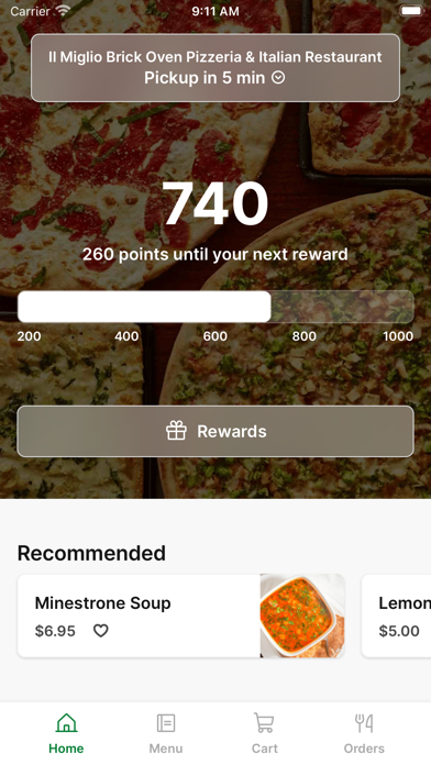 Il Miglio Brick Oven Pizzeria Screenshot