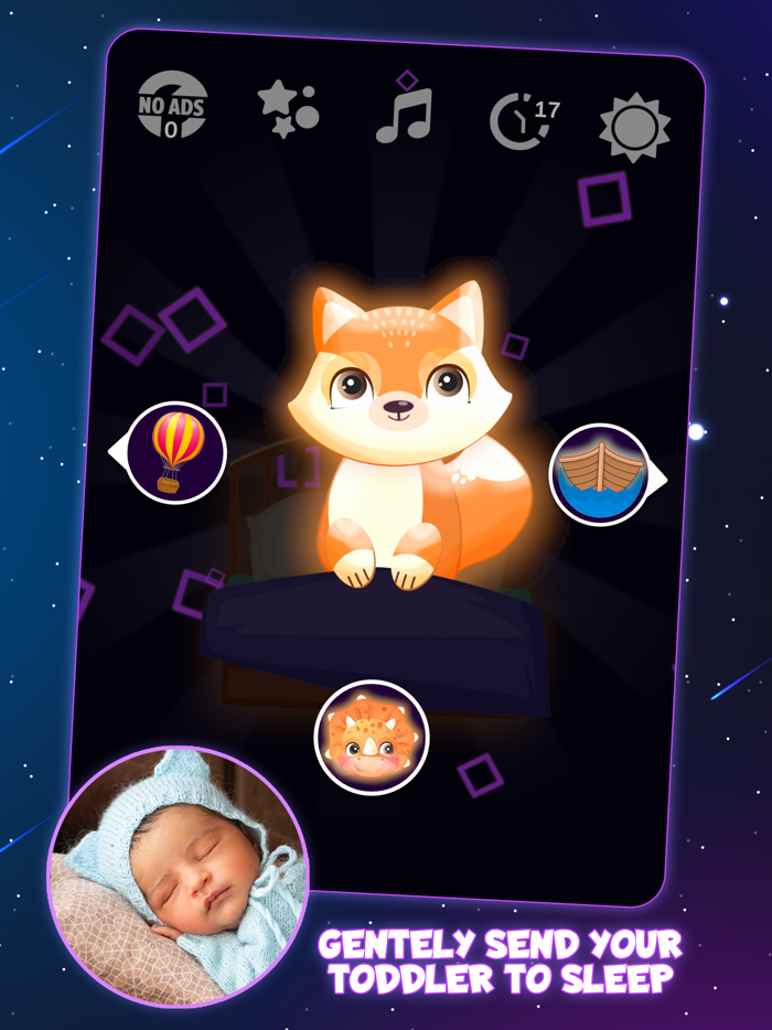 Baby night light  white noise