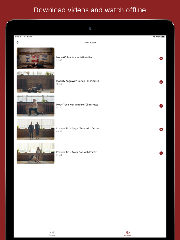 Screenshot #5 pour Modo Yoga Online