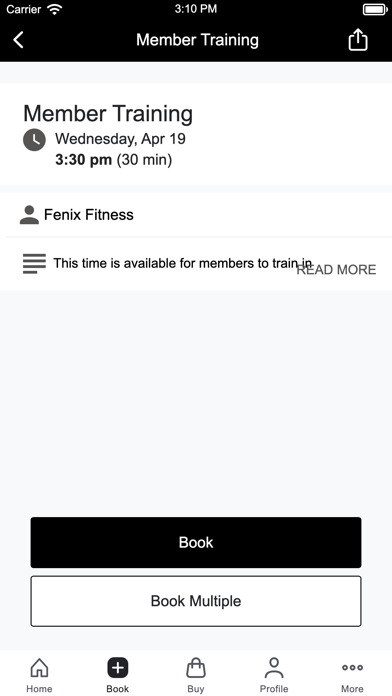 Fenix Fitness Screenshot