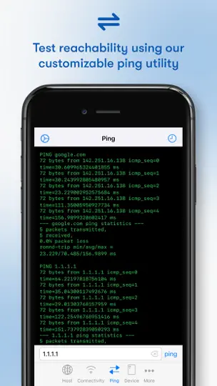 Screenshot von NetUtils - Network Utilities auf dem iPhone 6
