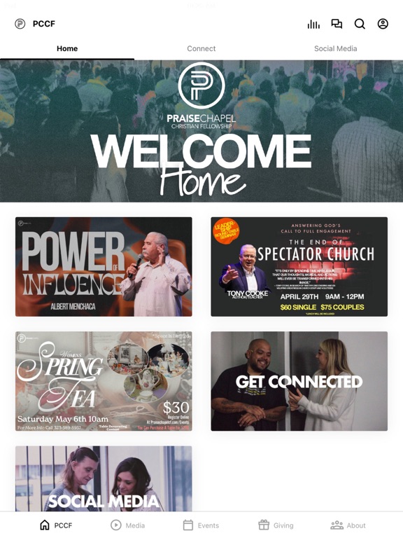 Praise Chapel CF iPad screenshot 1 - Education app
