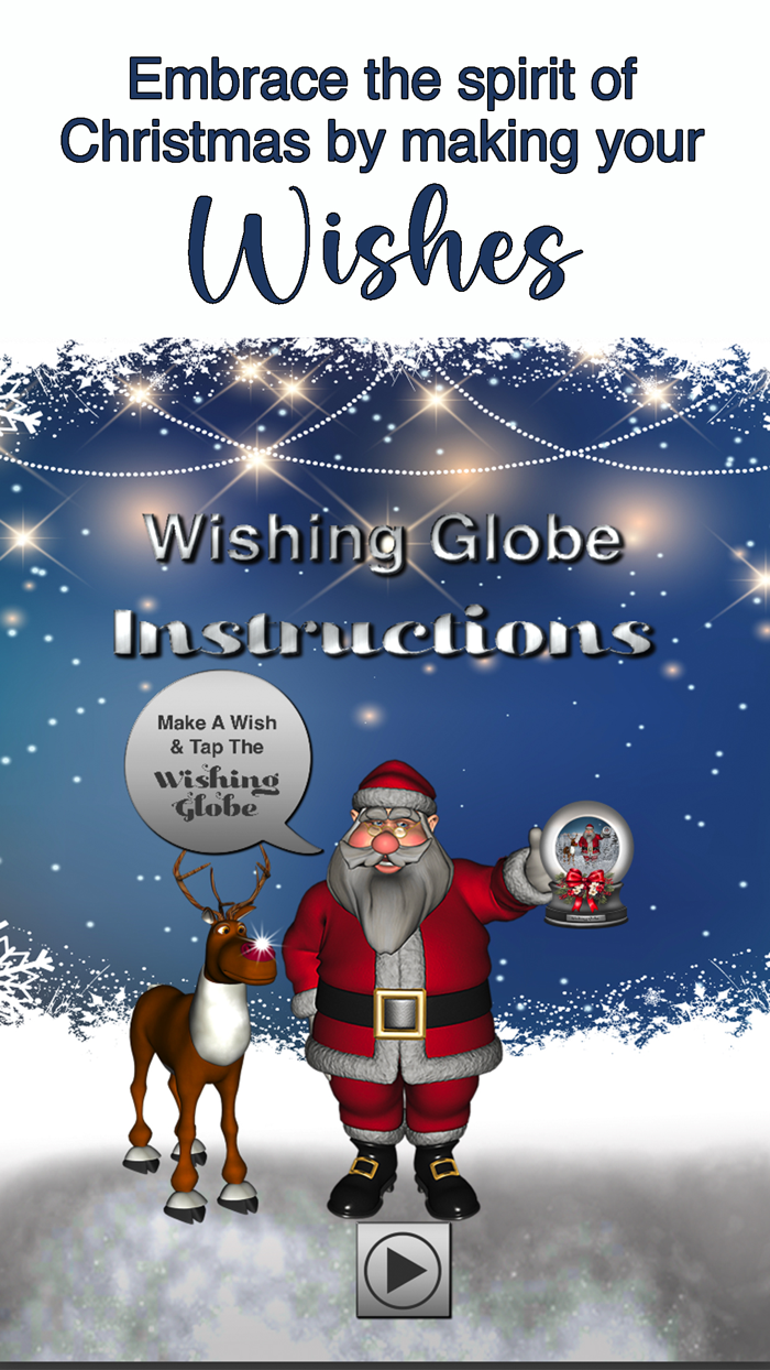Santa Wishing Globe