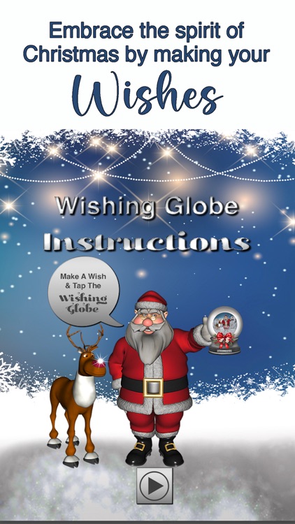 Santa Wishing Globe