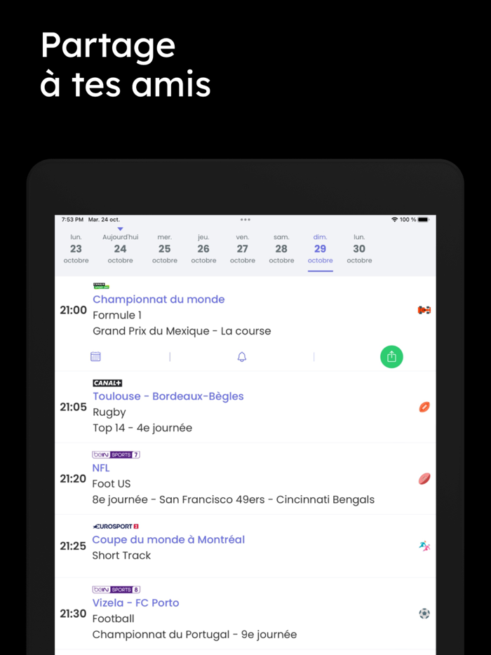 TV Sports - programme sportif