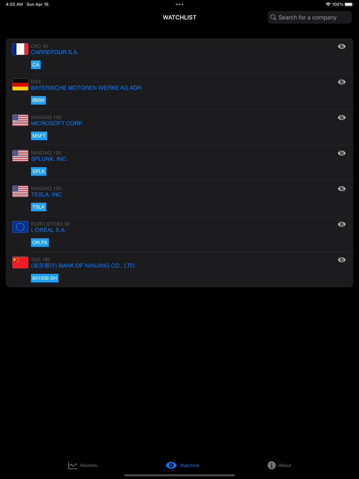 EagleEye - Company Tracker