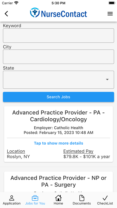 Nurse Contact Screenshot