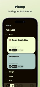 Pintap: An RSS Reader screenshot #1 for iPhone