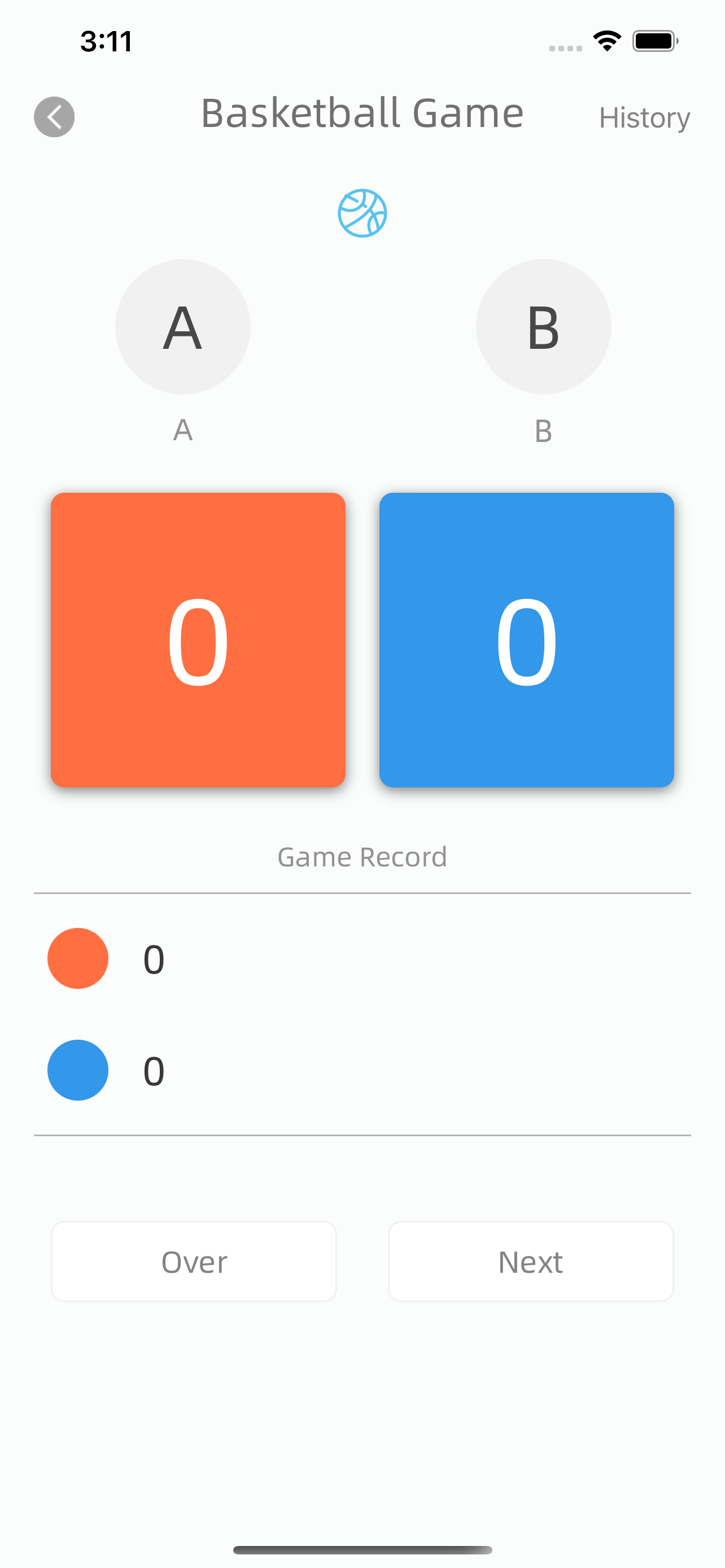 Match Scorer - record score