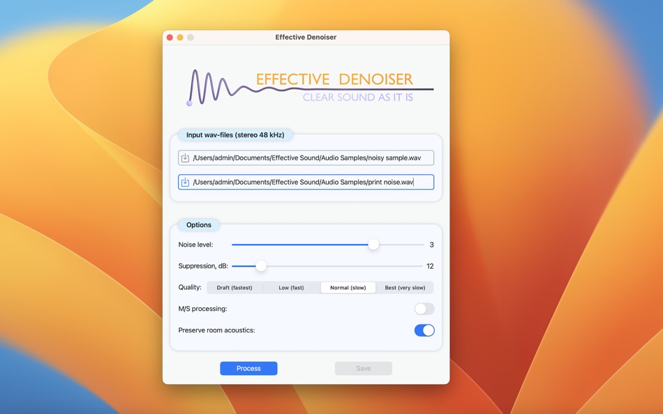 #1. Effective Denoiser (macOS) 게시자: Denis Likhachov