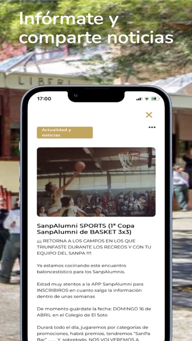 SanpAlumni Madrid Screenshot
