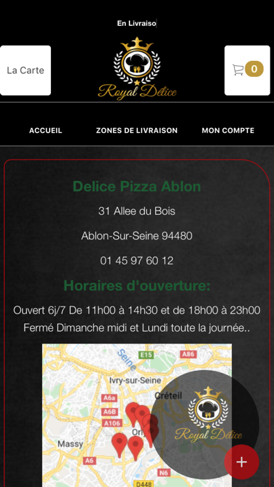 Royal Delice Pizza Ablon Screenshot