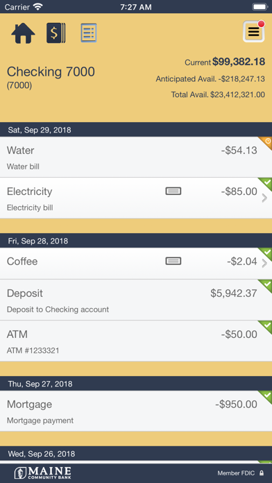 Maine Community Bank Business Screenshot