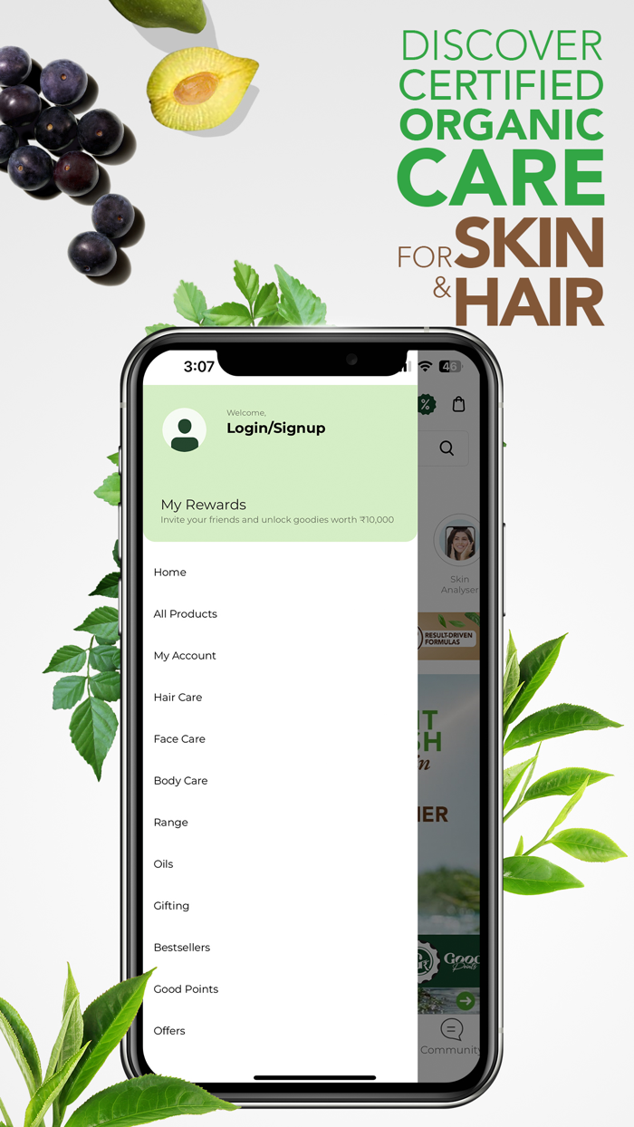 Organic Harvest- Beauty Shop