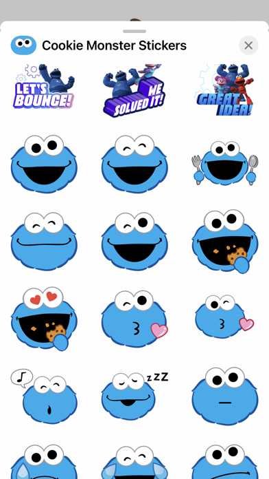 Cookie Monster Stickers Iphoneアプリ Applion