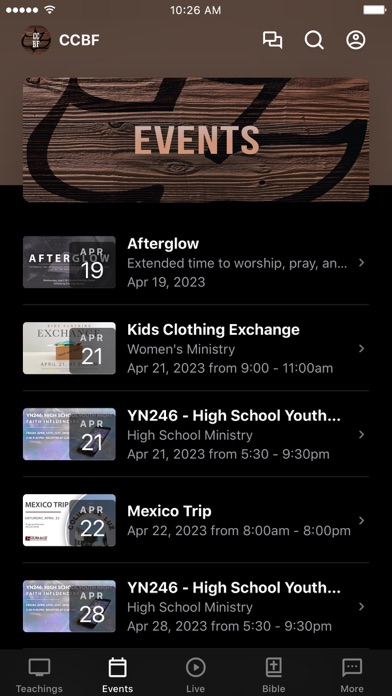 CalvaryChapel Bible Fellowship Screenshot