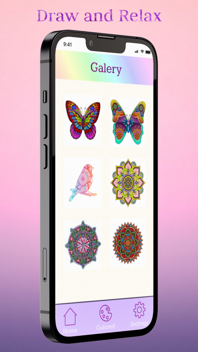 Coloring Book Adults Games Screenshot
